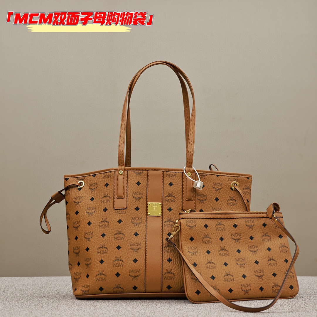 J0  MCM双面子母购物袋