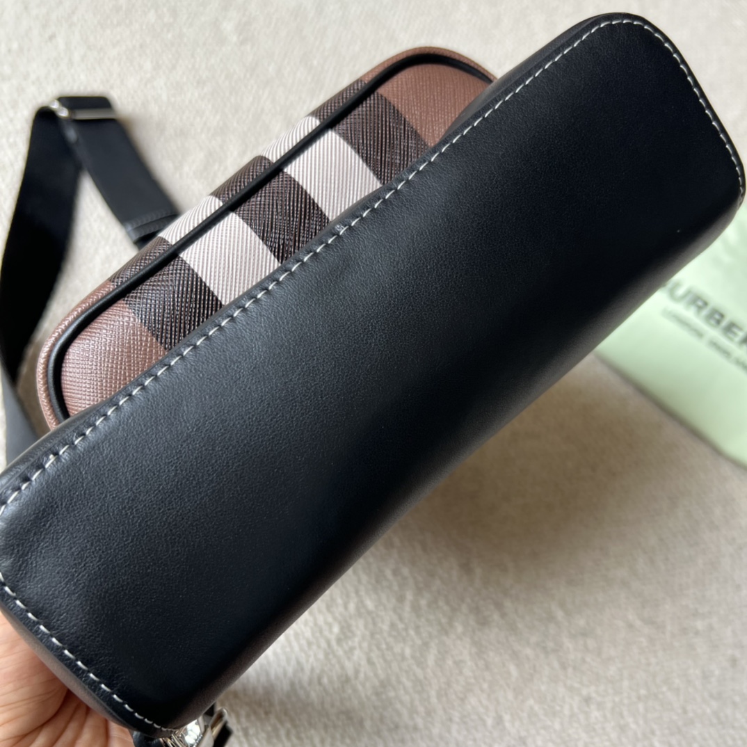 Burberry backpack Plaid/Brown/Black crossbody