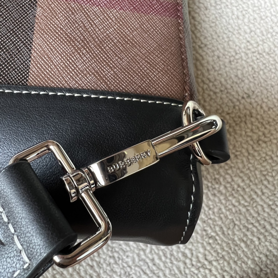 Burberry backpack Plaid/Brown/Black crossbody