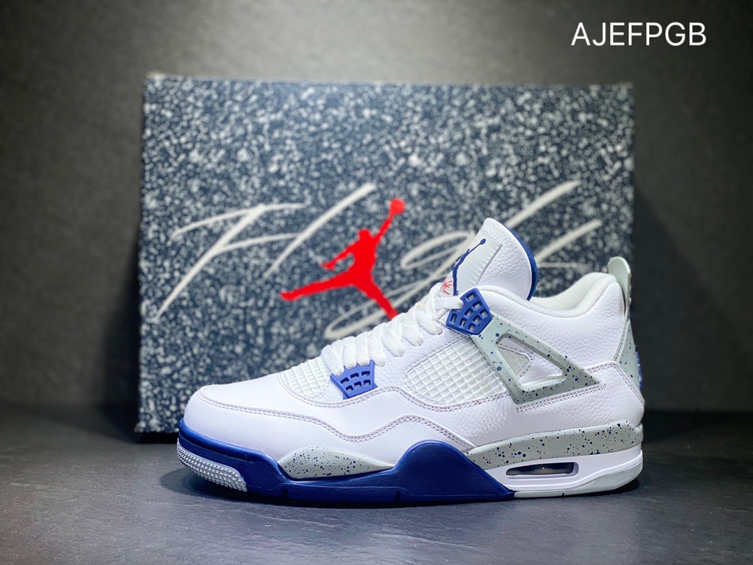 360 Air Jordan 4 Retro ＂Midnight Navy＂aj4 午夜蓝 复古篮球鞋 DH6927-140