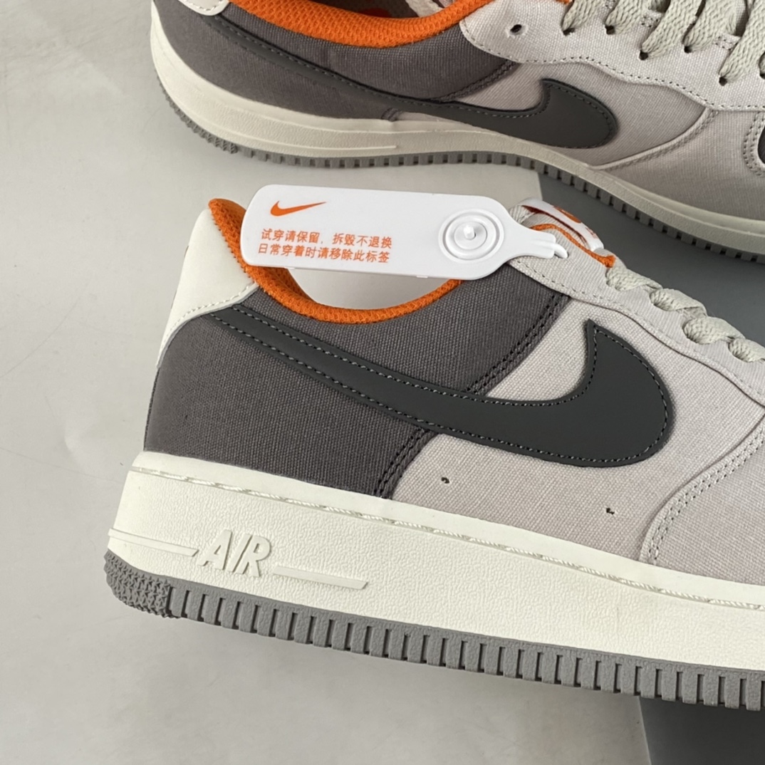 P220 Nike Air Force 1'07 Low 麻橙布面 空军一号低帮休闲板鞋 DG2296-016
