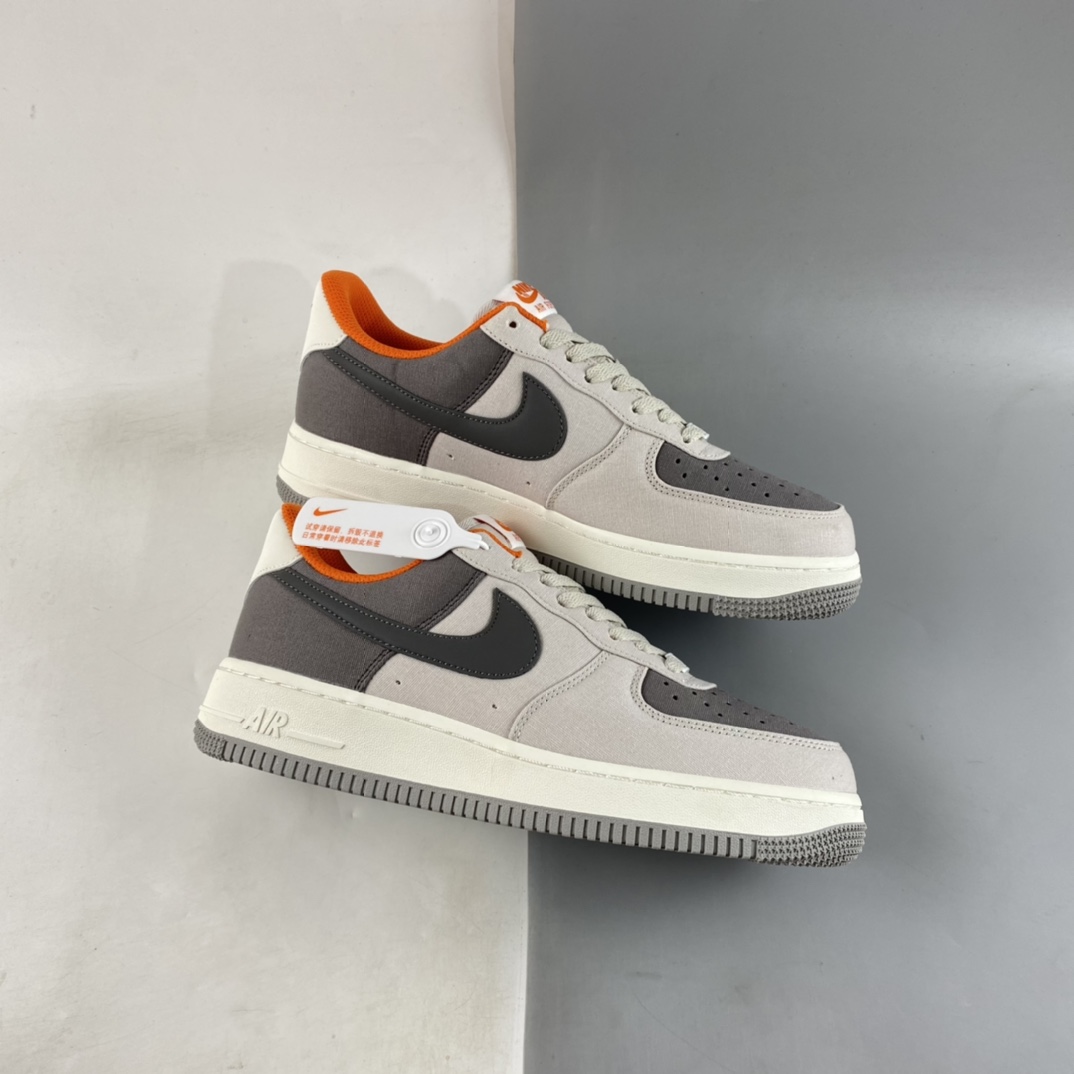 P220 Nike Air Force 1'07 Low 麻橙布面 空军一号低帮休闲板鞋 DG2296-016