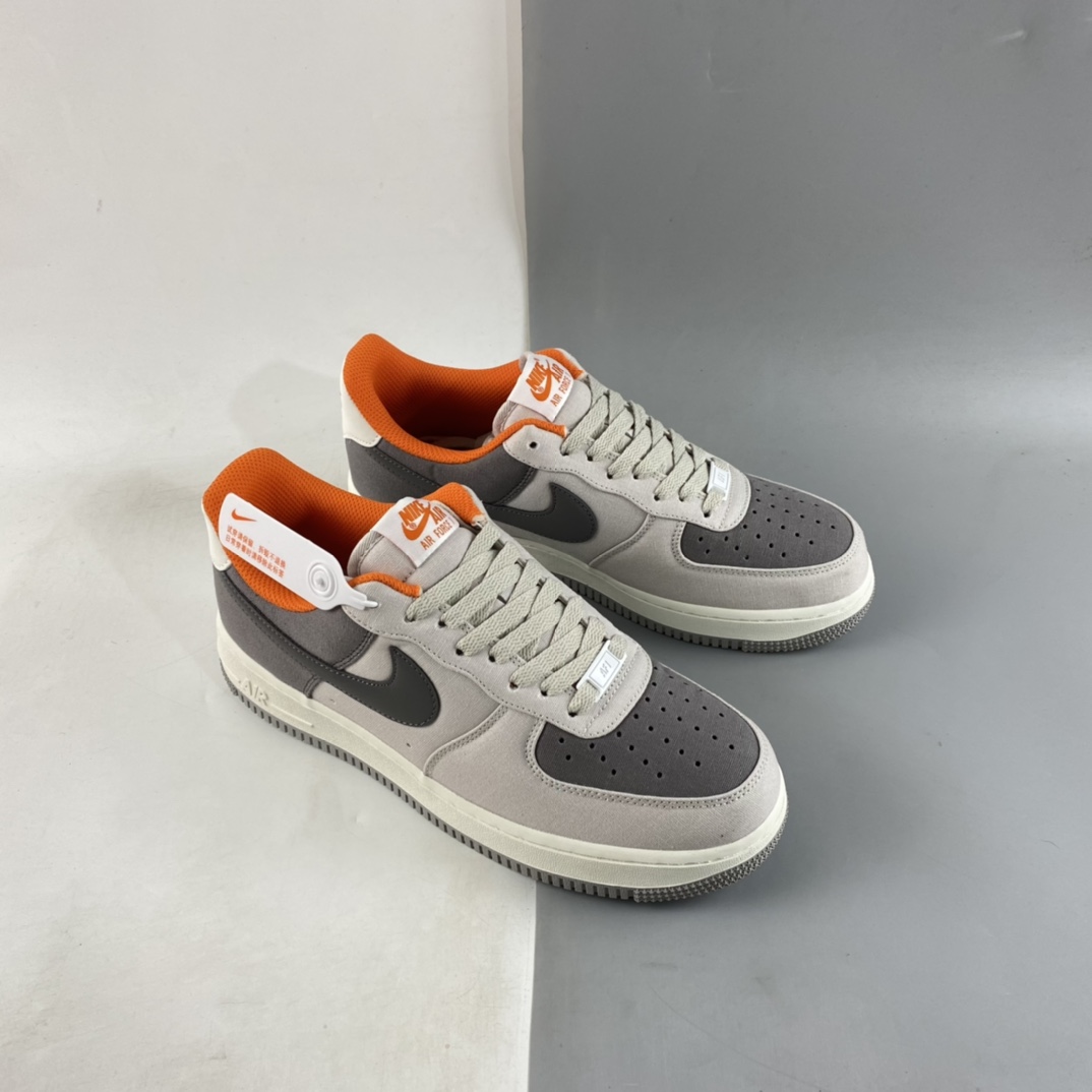 P220 Nike Air Force 1'07 Low 麻橙布面 空军一号低帮休闲板鞋 DG2296-016