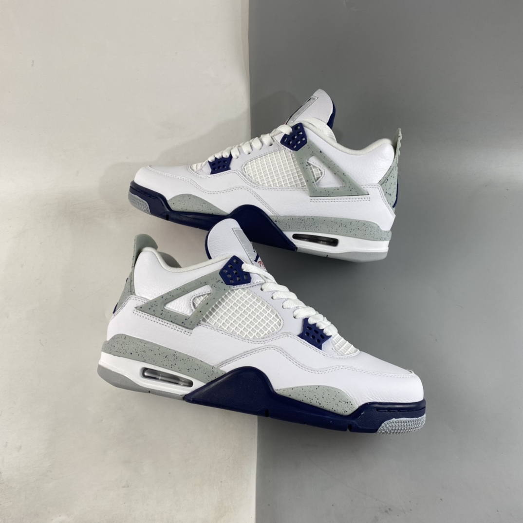 P450 Air Jordan 4 Retro ”Midnight Navy” AJ4 乔4 午夜蓝 男子文化篮球鞋 DH6927-140