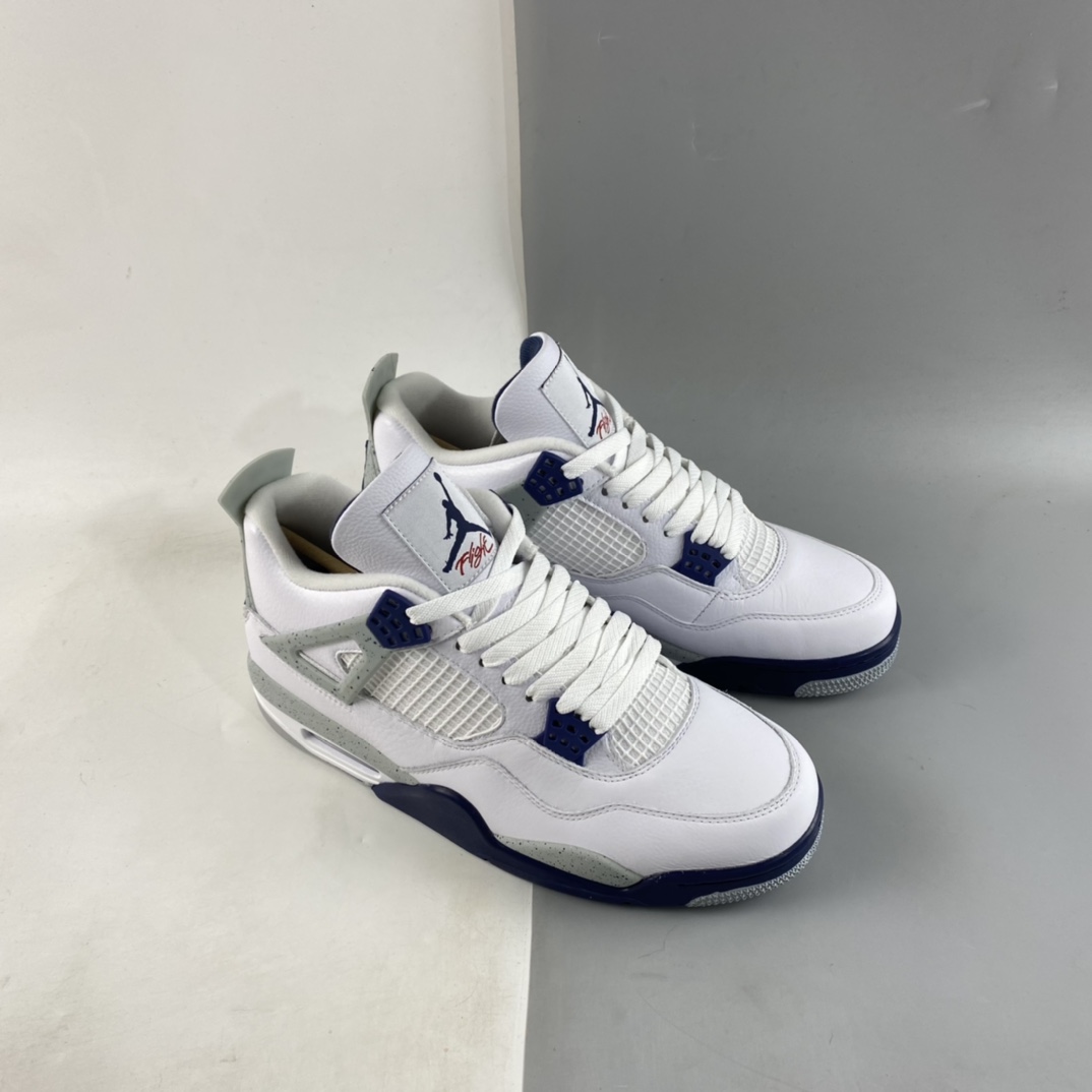 P450 Air Jordan 4 Retro ”Midnight Navy” AJ4 乔4 午夜蓝 男子文化篮球鞋 DH6927-140