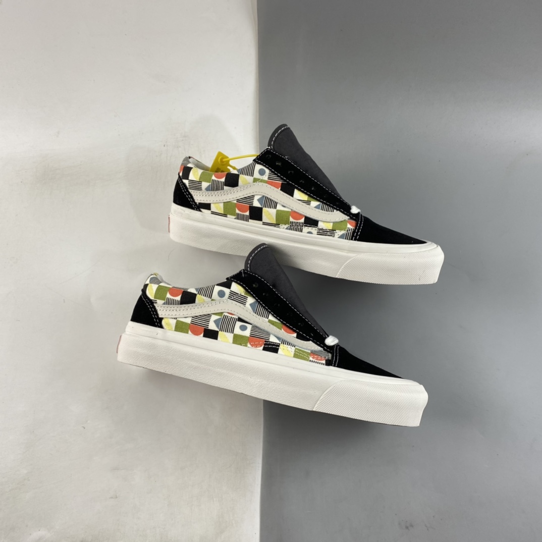 Vans Old Skool 36 Dx Anaheim series century-old classic ethnic style pattern low-top sneakers VN0A54F34WM