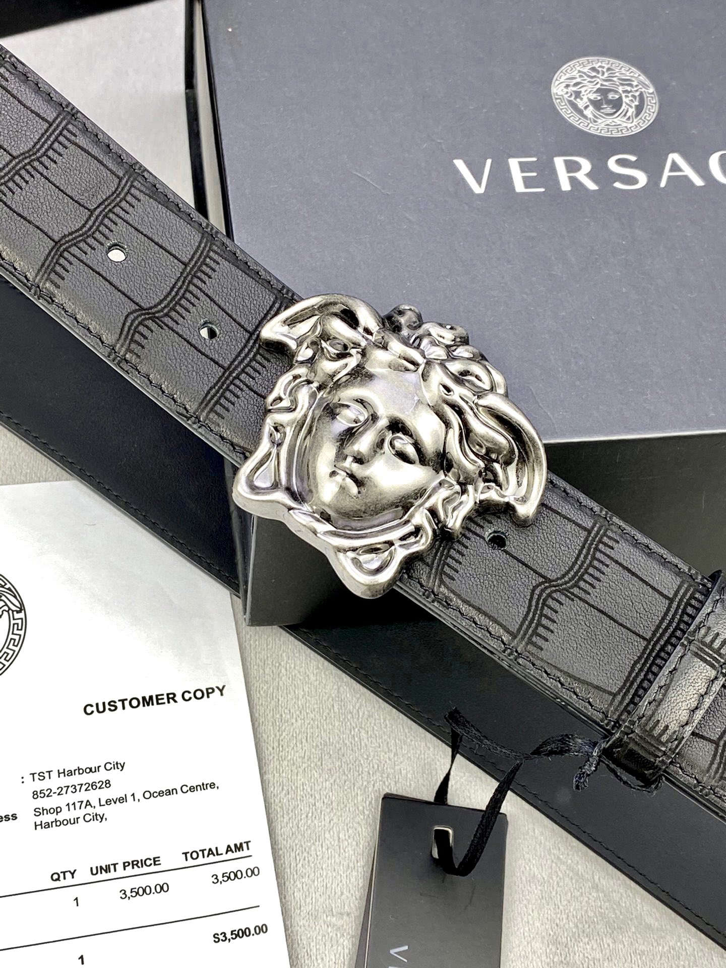 Stylish Deer Belt with Medusa Head-Button for Elegant Look - 图片 9