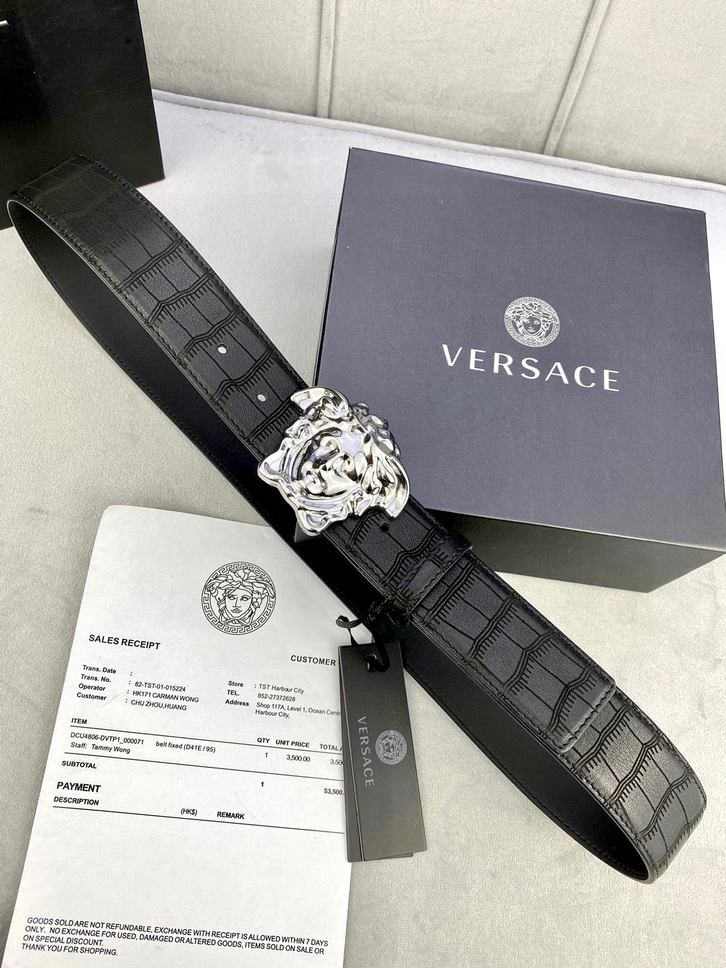 Stylish Deer Belt with Medusa Head-Button for Elegant Effect - 图片 6