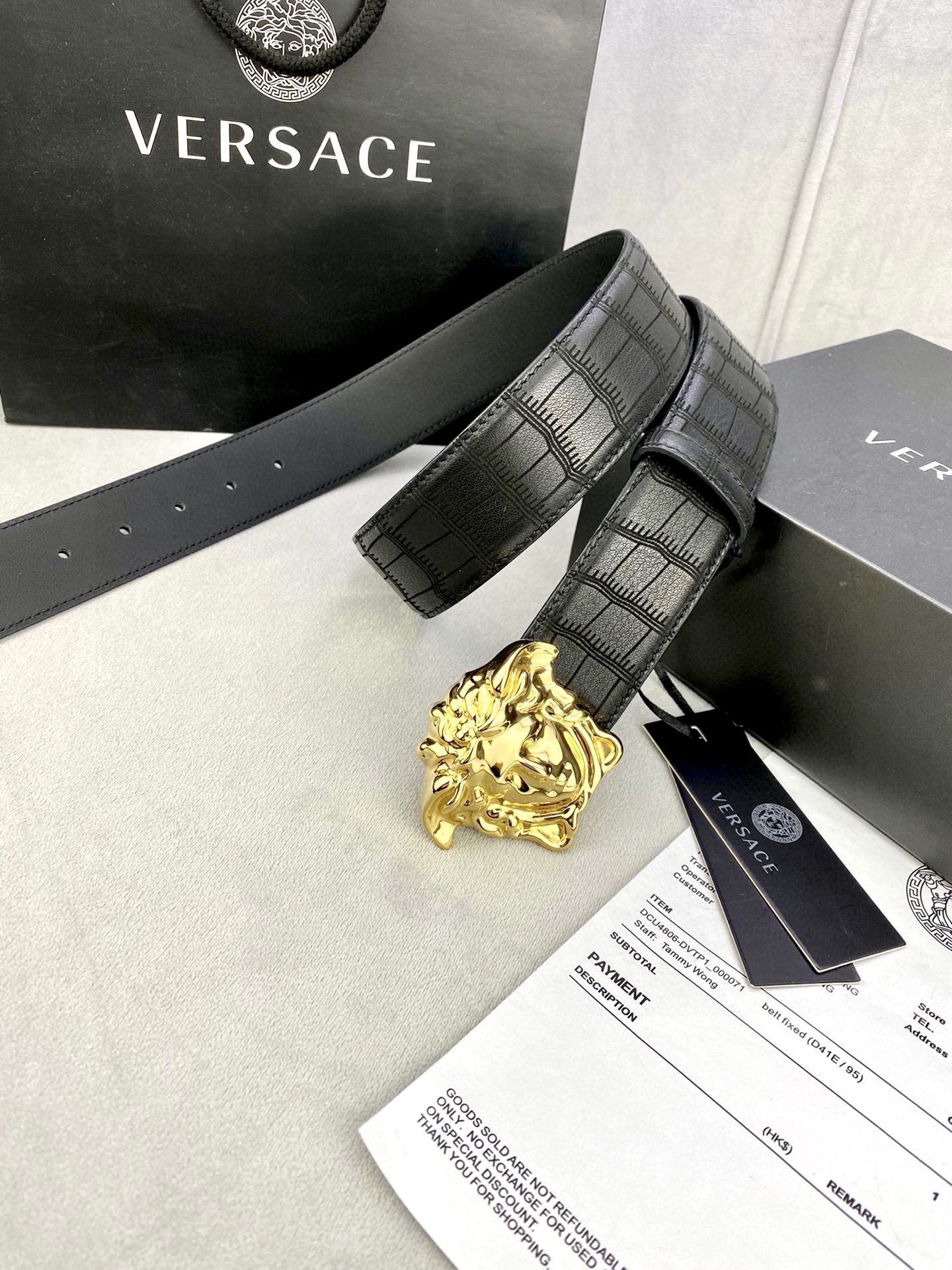 Stylish Deer Belt with Medusa Head-Button for Elegant Effect - 图片 2