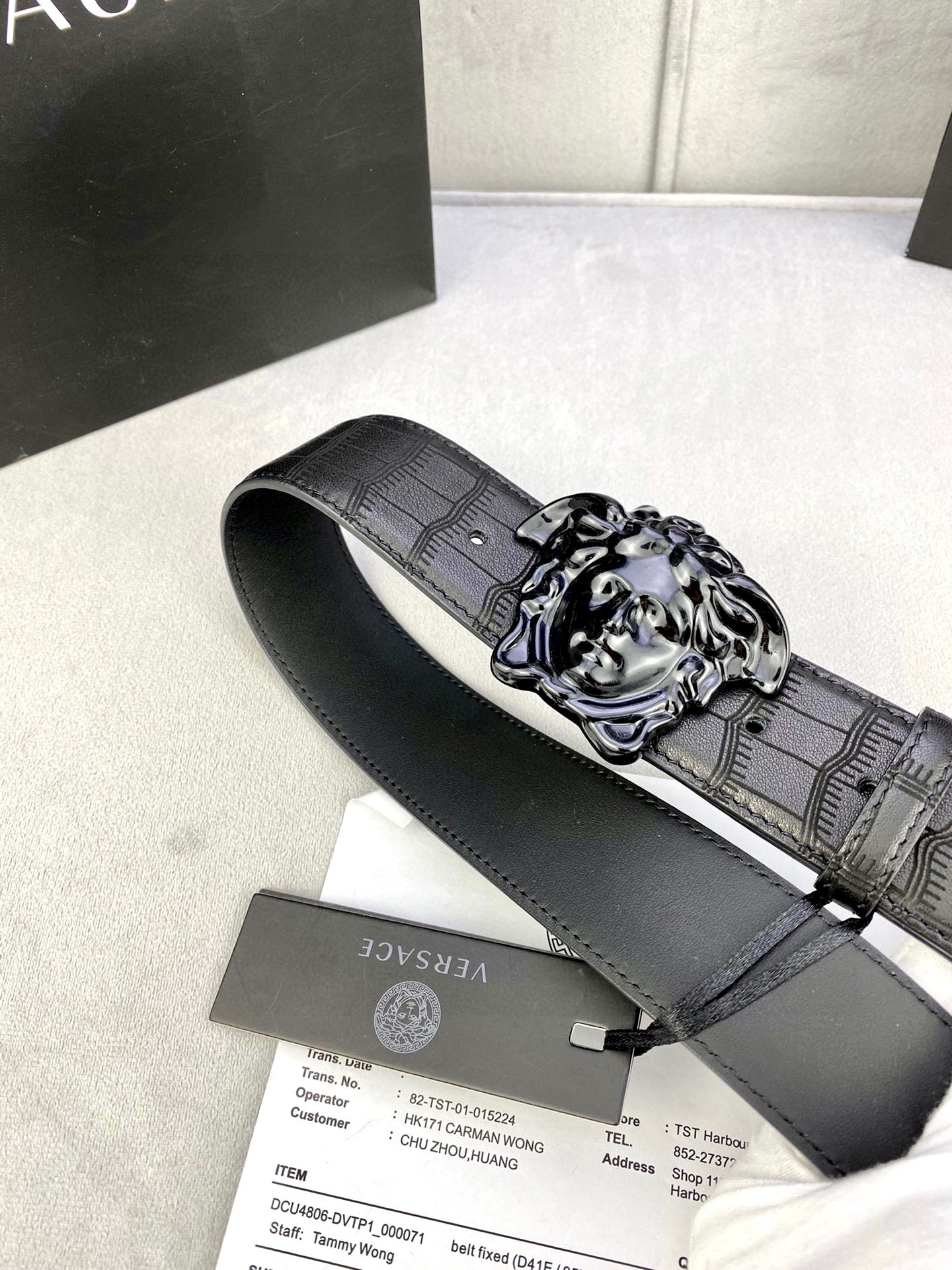 Elegant Deer Belt with Medusa Head-Button Adds Stylish Touch to Outfit - 图片 4