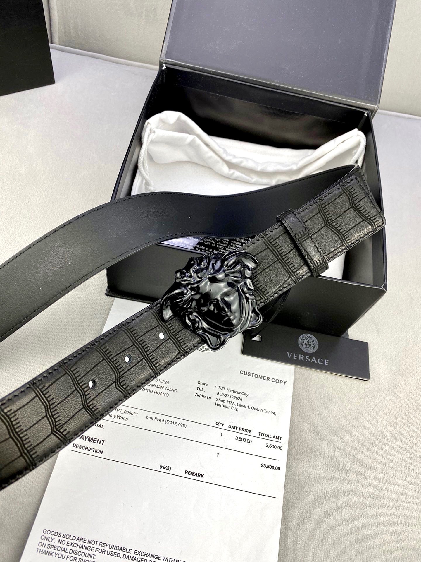 Elegant Deer Belt with Medusa Head-Button Adds Stylish Touch to Outfit - 图片 3