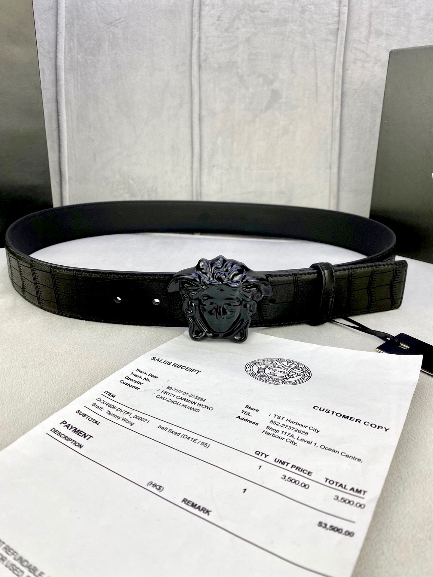 Elegant Deer Belt with Medusa Head-Button Adds Stylish Touch to Outfit