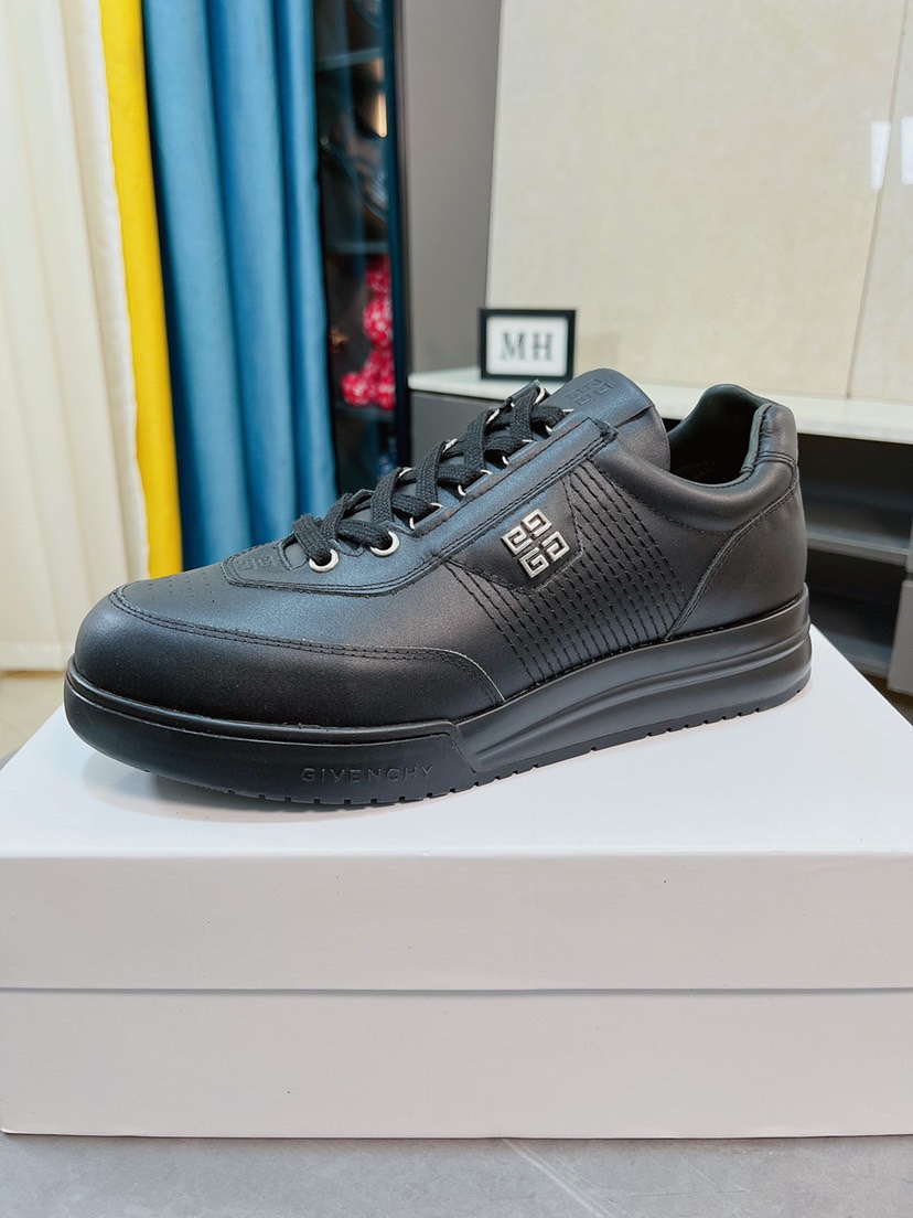 J0  Givenchy  纪梵希 ；顶级代购意大利进口原版*纳帕小牛皮拼接工艺·品牌拉链丝印品牌logo凸显高端·贵气·档次鞋底：原厂特供原版底，原版TPU\/橡胶·超轻底，