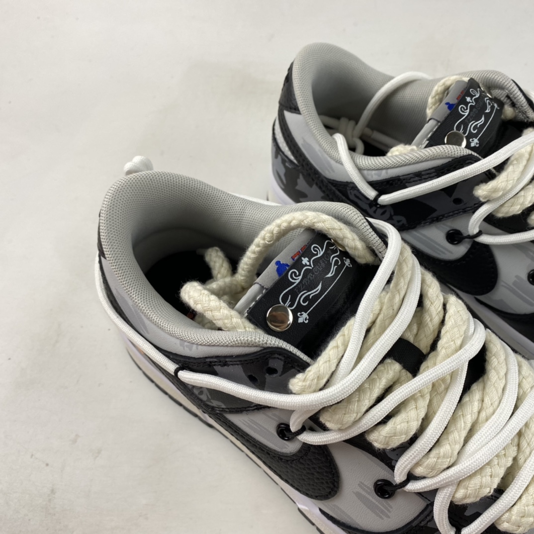 P300 Nike Dunk Low 绑带解构 SB扣碎篮板时尚休闲板鞋 DD3363-002