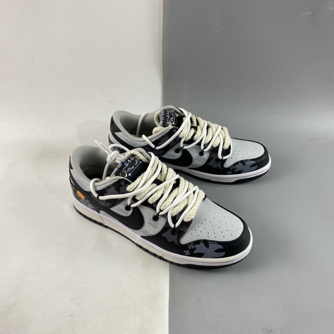 P300 Nike Dunk Low 绑带解构 SB扣碎篮板时尚休闲板鞋 DD3363-002