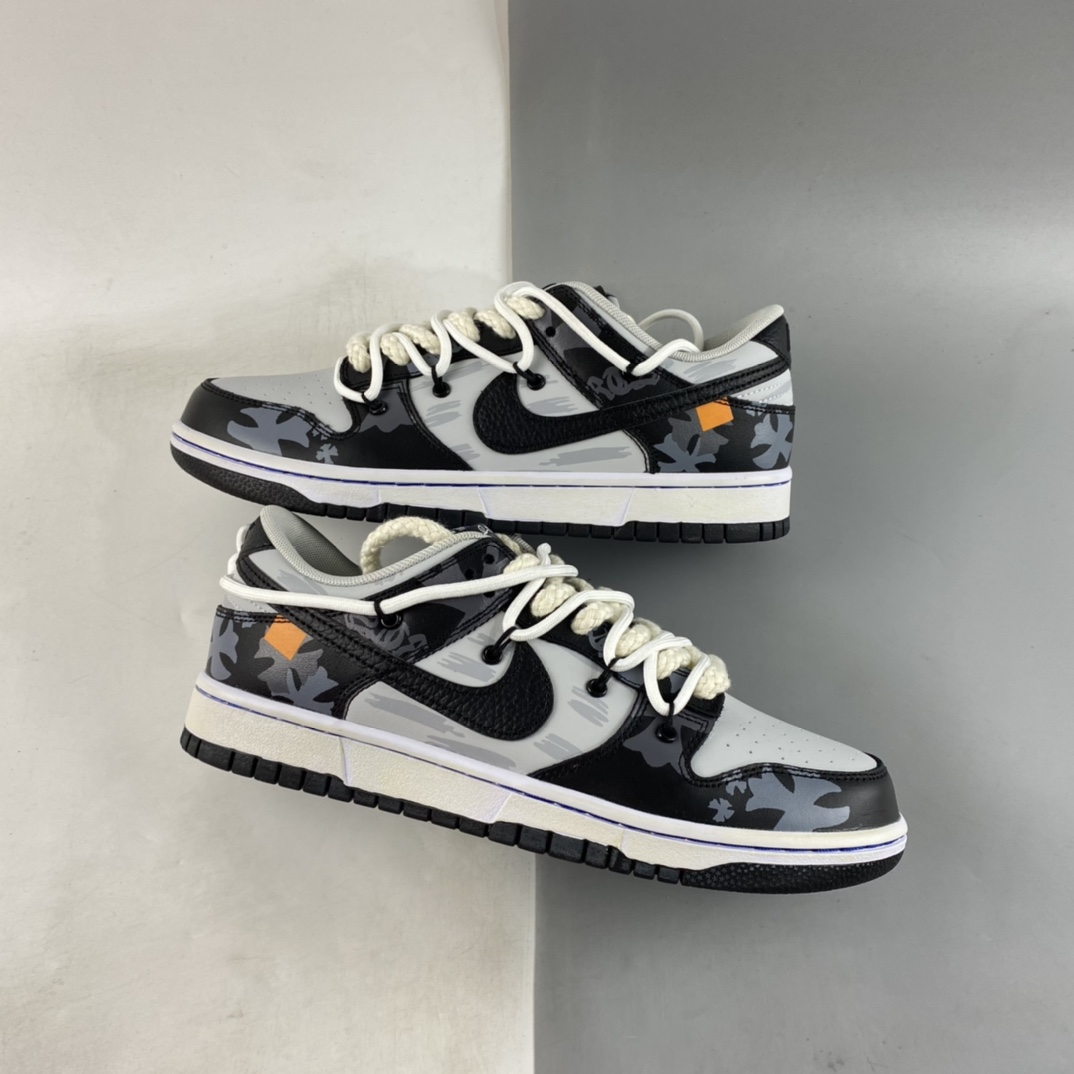 P300 Nike Dunk Low 绑带解构 SB扣碎篮板时尚休闲板鞋 DD3363-002