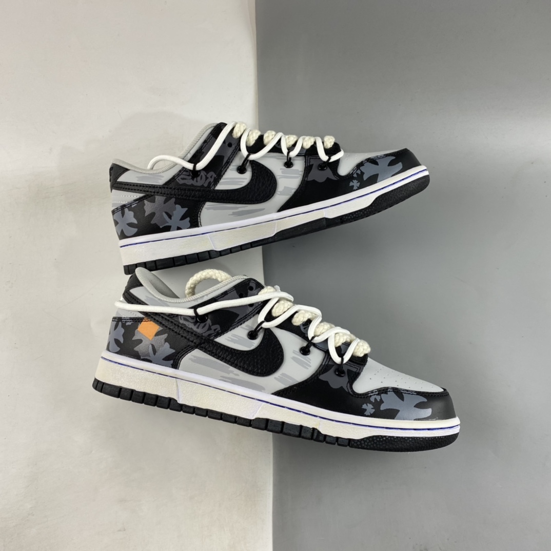 P300 Nike Dunk Low 绑带解构 SB扣碎篮板时尚休闲板鞋 DD3363-002
