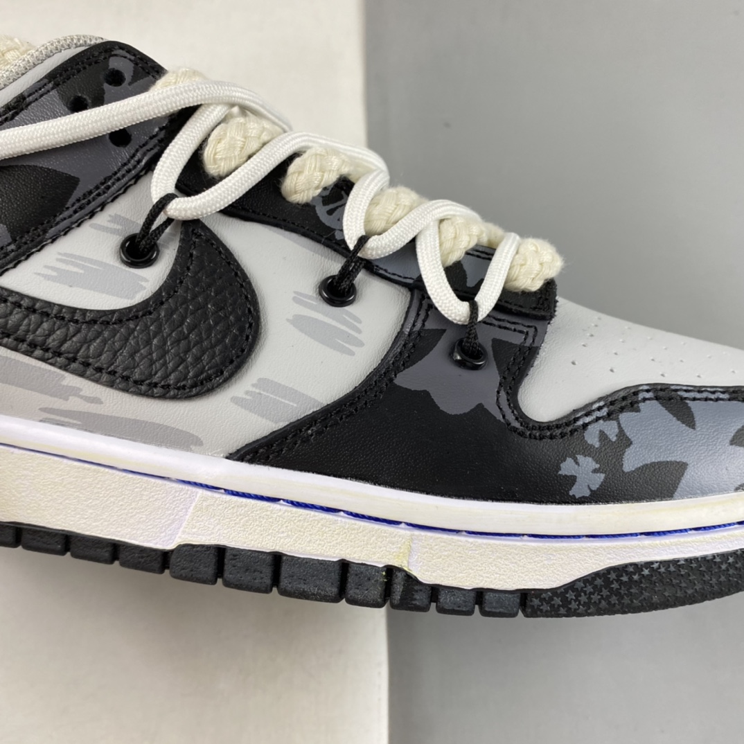 P300 Nike Dunk Low 绑带解构 SB扣碎篮板时尚休闲板鞋 DD3363-002