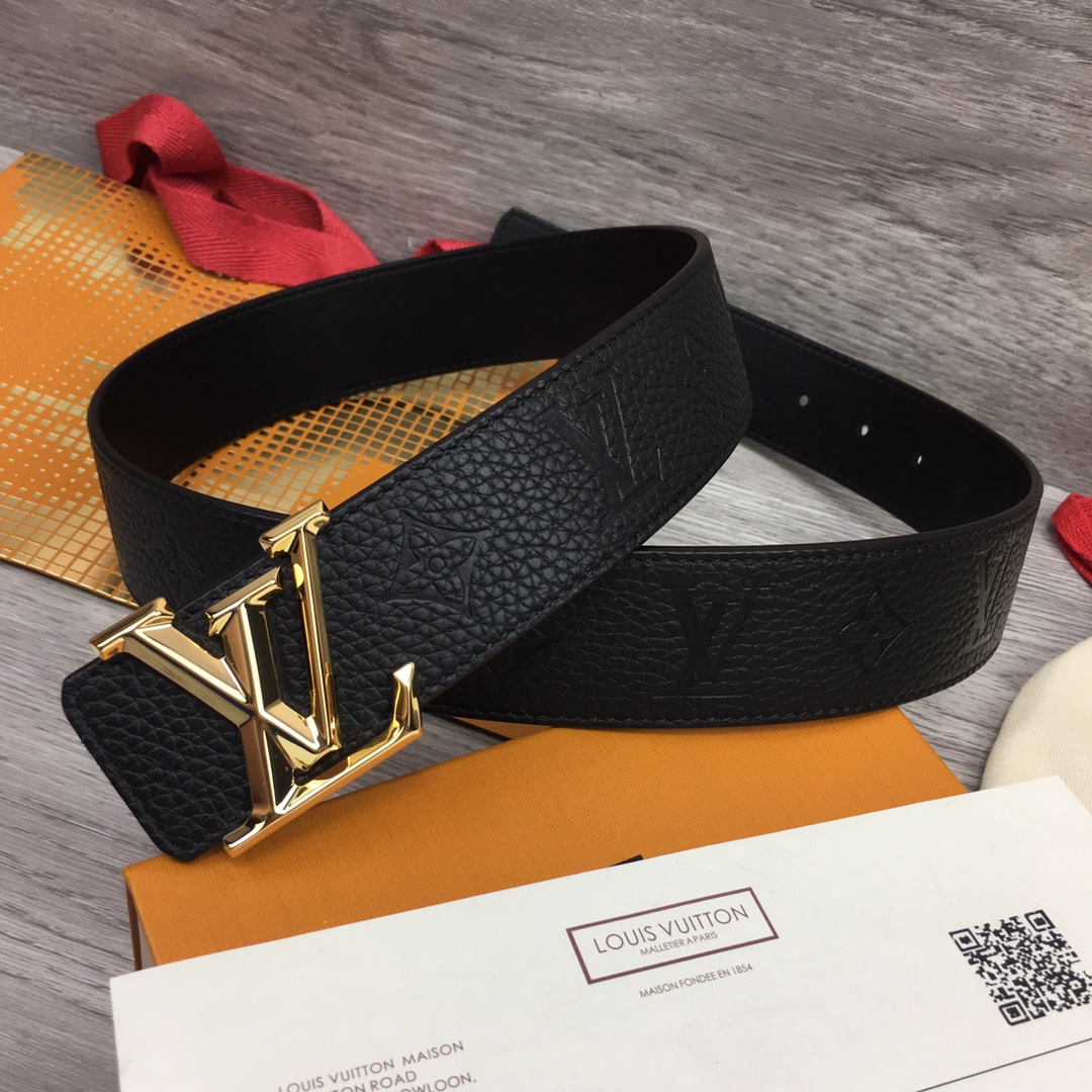 Louis Vuitton Belts Calfskin Cowhide