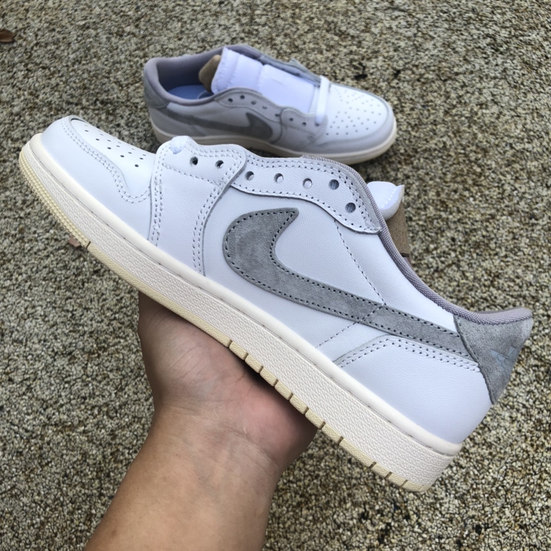 300 Travis Scott x Nike Air Jordan 1 Low AJ1 联名lv低帮板鞋TS 联名CZ0790-100