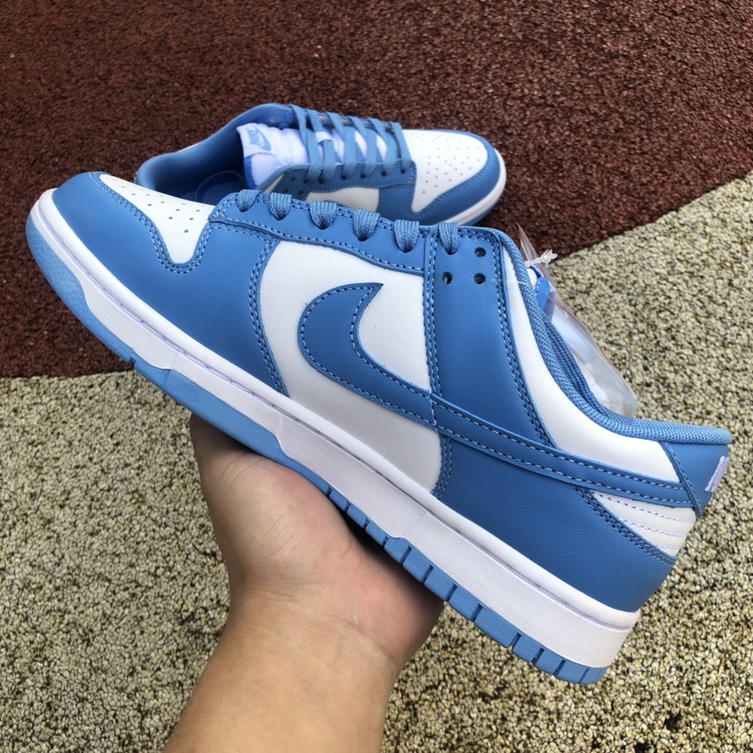 360 高质量Nike Dunk Low Retro 大学蓝 北卡白蓝 低帮 DD1391-102