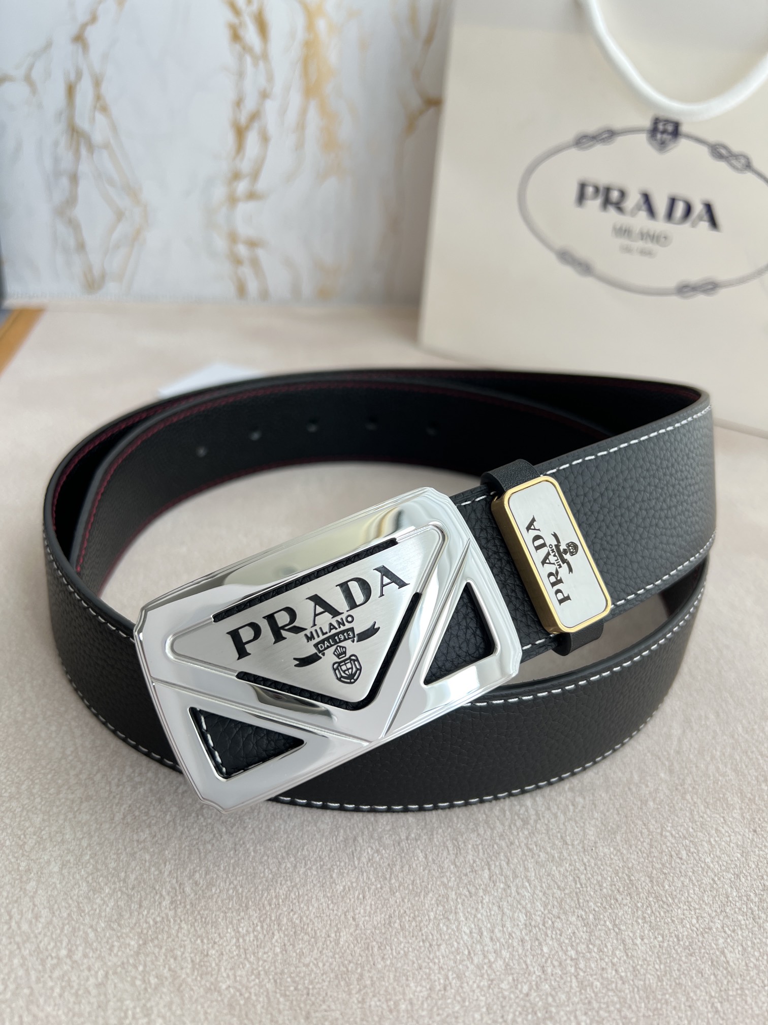 品名普拉达.PRADA️原单腰带皮带