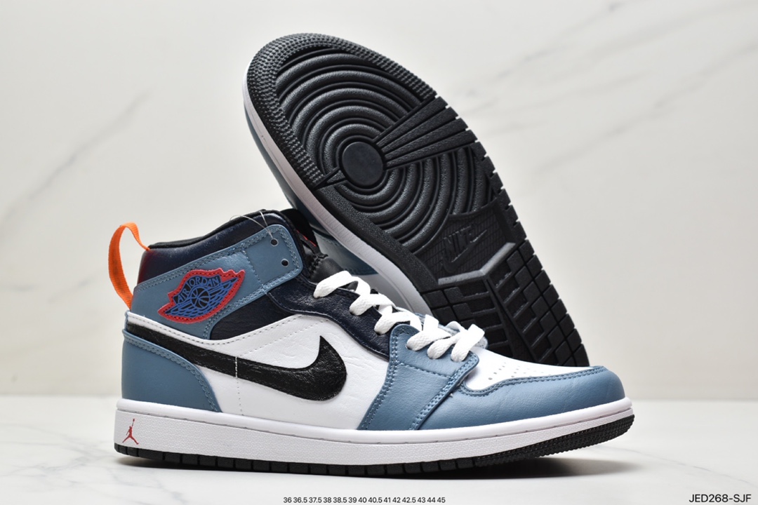 150 耐克Air Jordan 1 Mid AJ1乔1中帮文化篮球鞋男女鞋7孔 554724