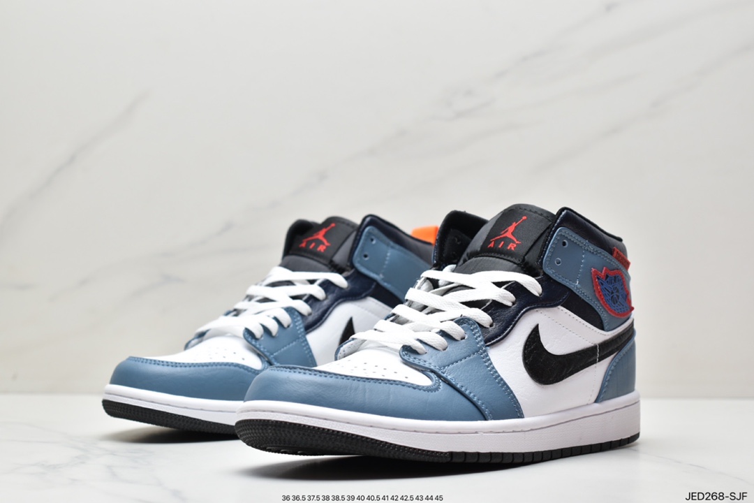 150 耐克Air Jordan 1 Mid AJ1乔1中帮文化篮球鞋男女鞋7孔 554724