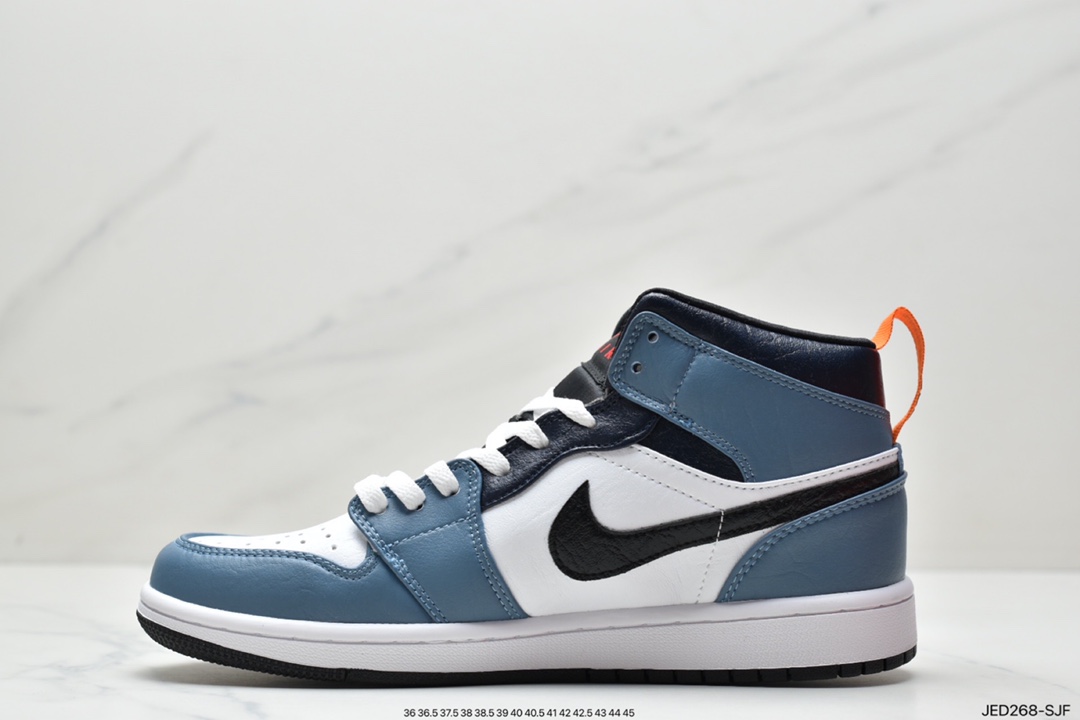 150 耐克Air Jordan 1 Mid AJ1乔1中帮文化篮球鞋男女鞋7孔 554724