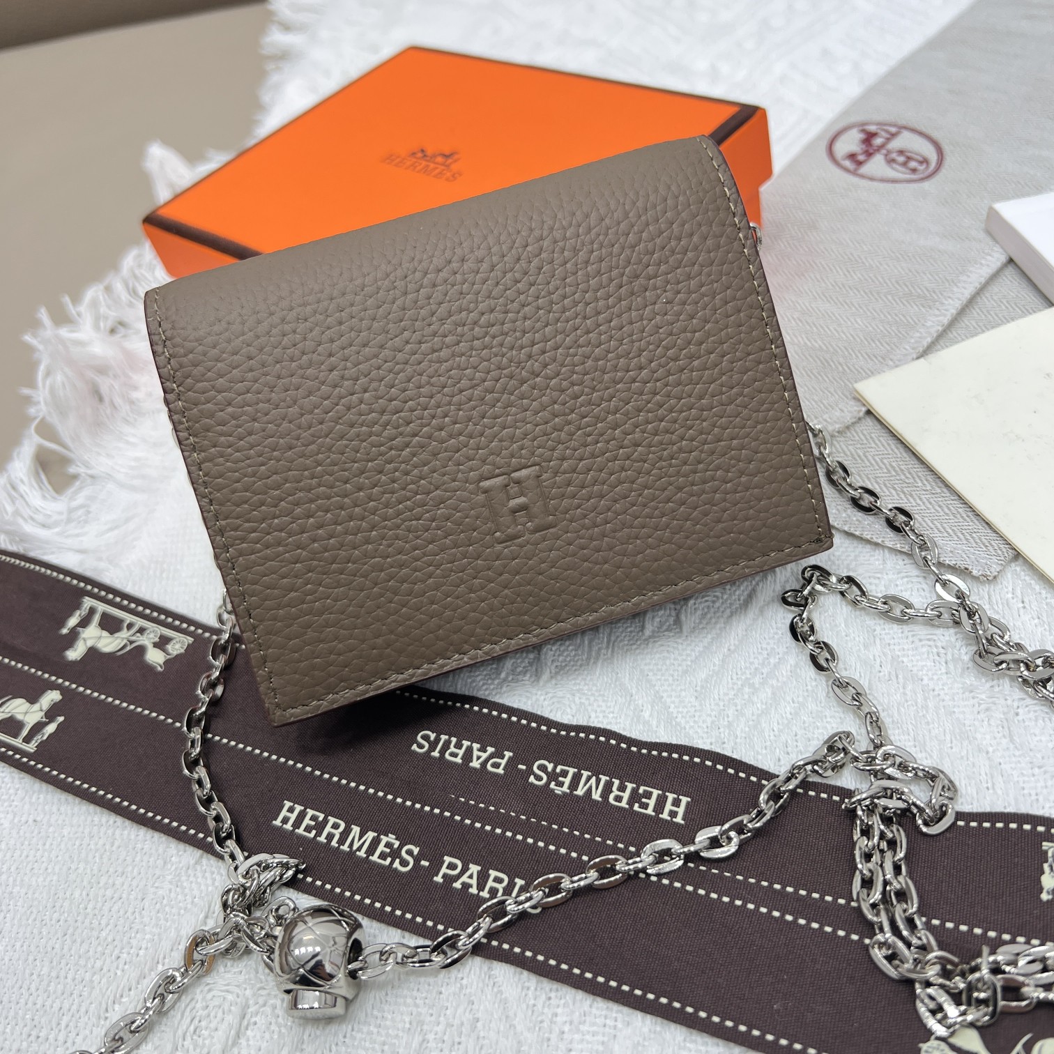 Hermes チェーンバッグ P270 小型高級デザイン