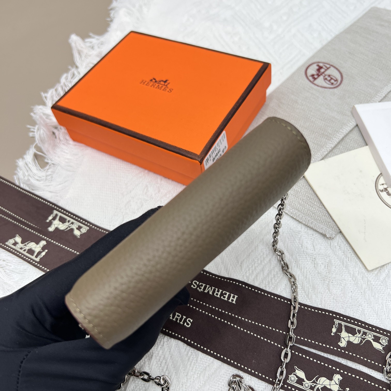 Hermes チェーンバッグ P270 小型高級デザイン