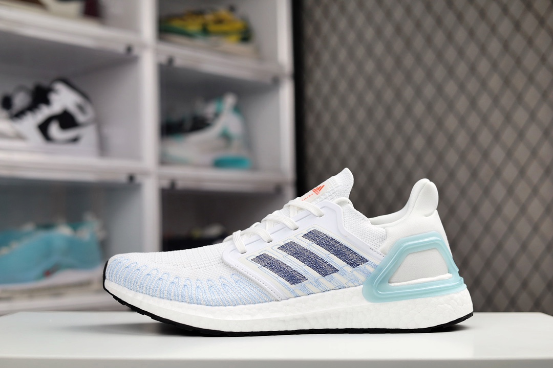 纯原级别 Adidas UltraBoost PB 2020 YO袜套式针织鞋面休闲运动慢跑鞋。新品首发 真标真爆材质全新鞋面缝线补强Torsion Spring抗扭转系统