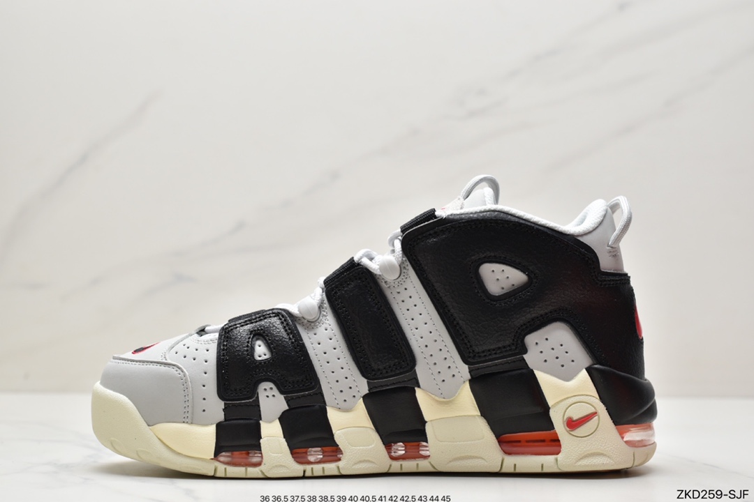 270 耐克Nike Air More Uptempo'96”White/Navy”皮蓬一代系列经典高街百搭休闲运动文化篮球鞋 DZ2759-141