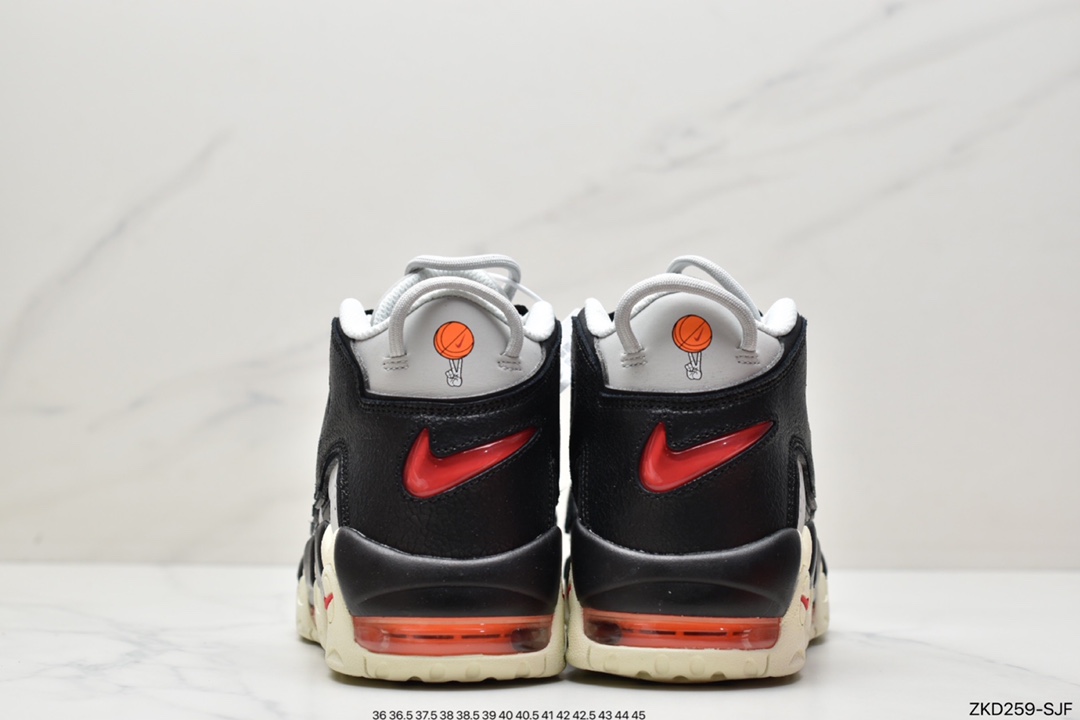 270 耐克Nike Air More Uptempo'96”White/Navy”皮蓬一代系列经典高街百搭休闲运动文化篮球鞋 DZ2759-141