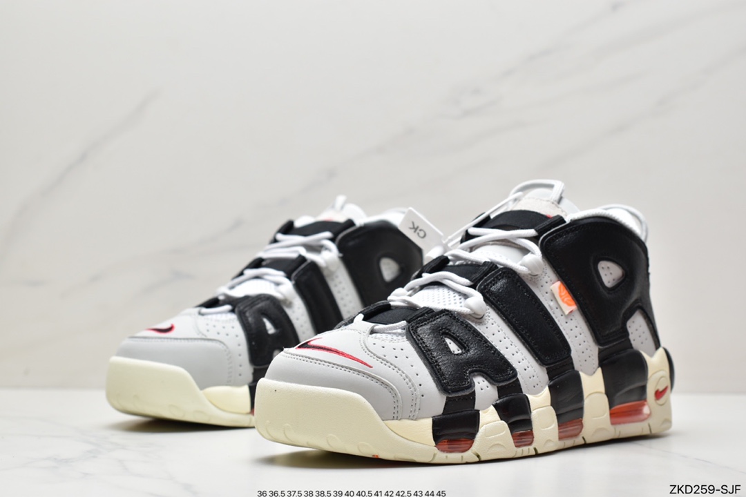 270 耐克Nike Air More Uptempo'96”White/Navy”皮蓬一代系列经典高街百搭休闲运动文化篮球鞋 DZ2759-141