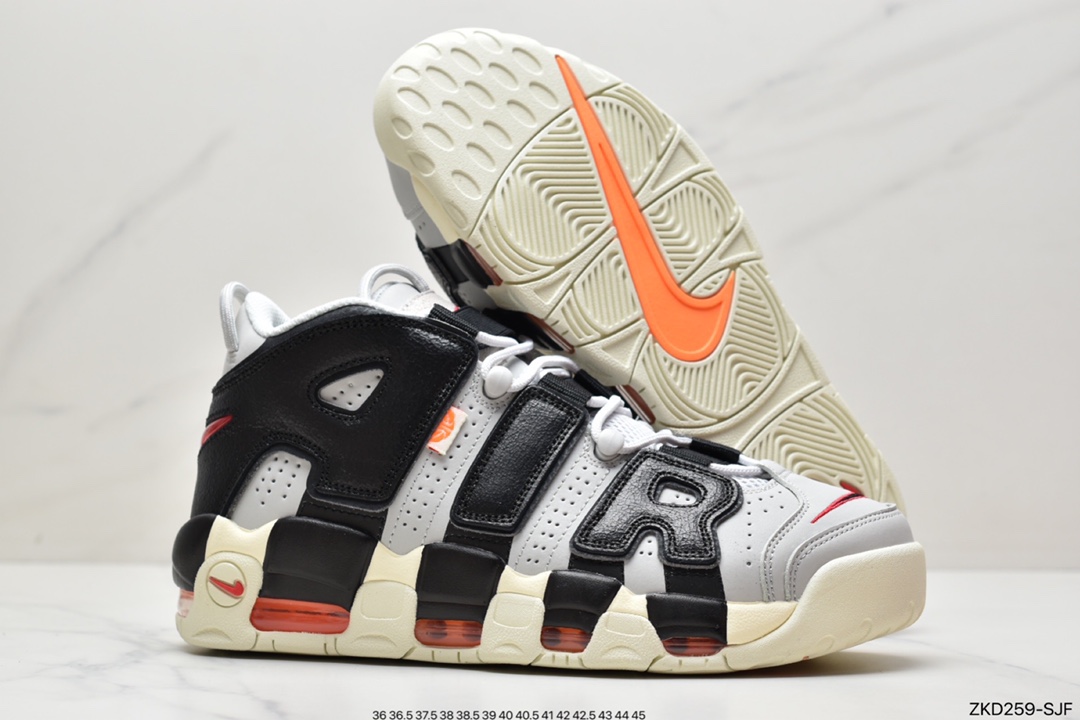 270 耐克Nike Air More Uptempo'96”White/Navy”皮蓬一代系列经典高街百搭休闲运动文化篮球鞋 DZ2759-141