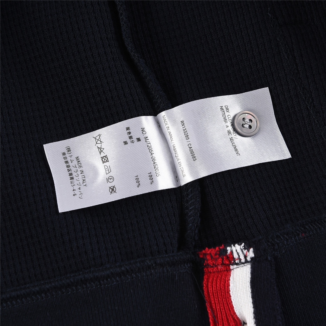 250 Thom Browne /汤姆布朗 经典款华夫格外套 420克定织定染成衣华夫