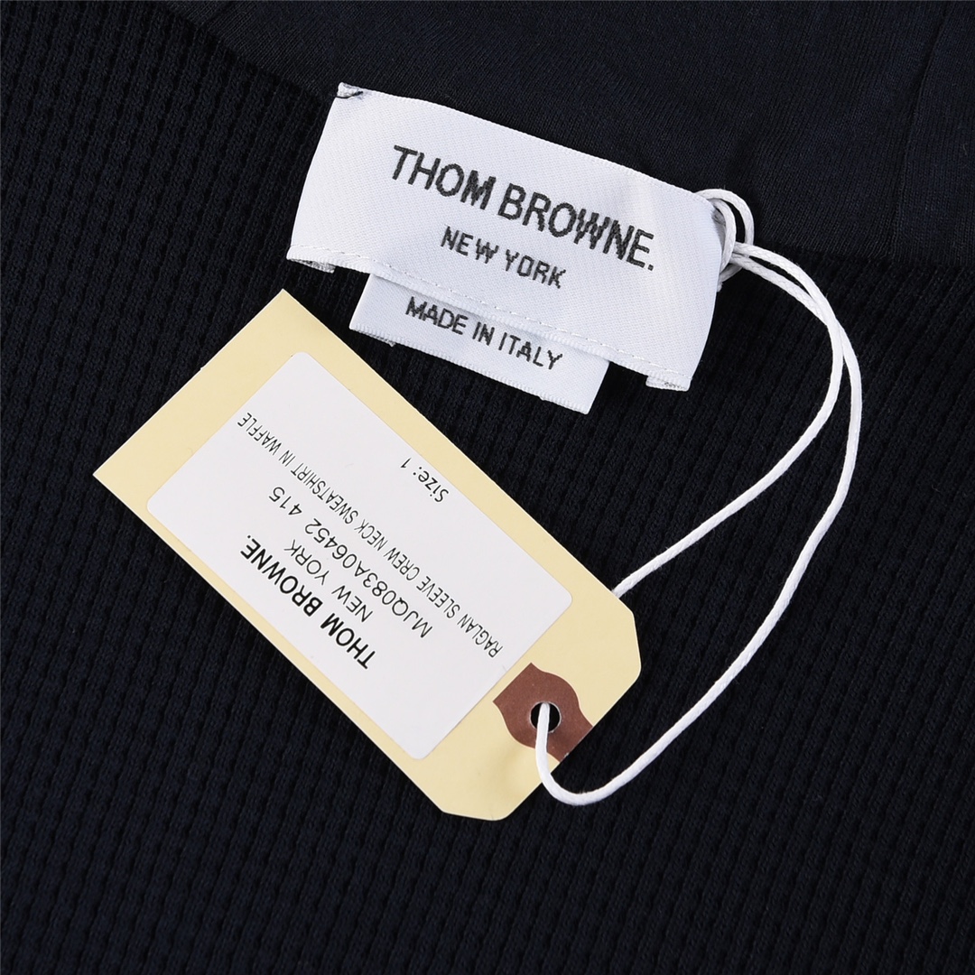 250 Thom Browne /汤姆布朗 经典款华夫格外套 420克定织定染成衣华夫