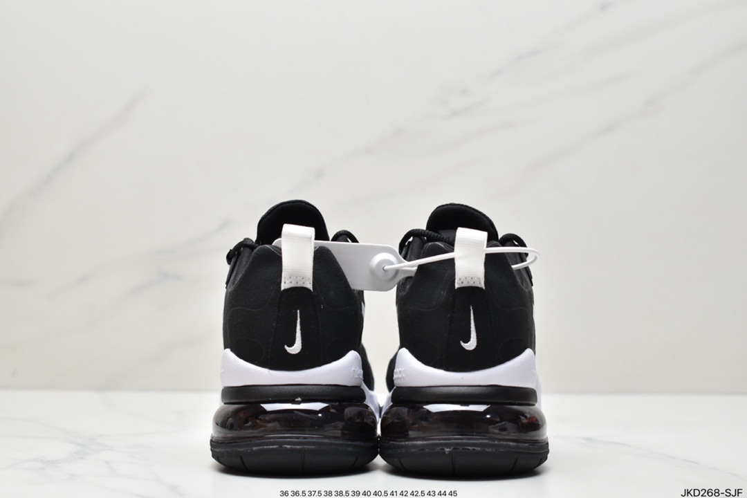160 耐克Nike Air Max 270 React 270瑞亚赛车系列透气后慢跑鞋 CJ0620