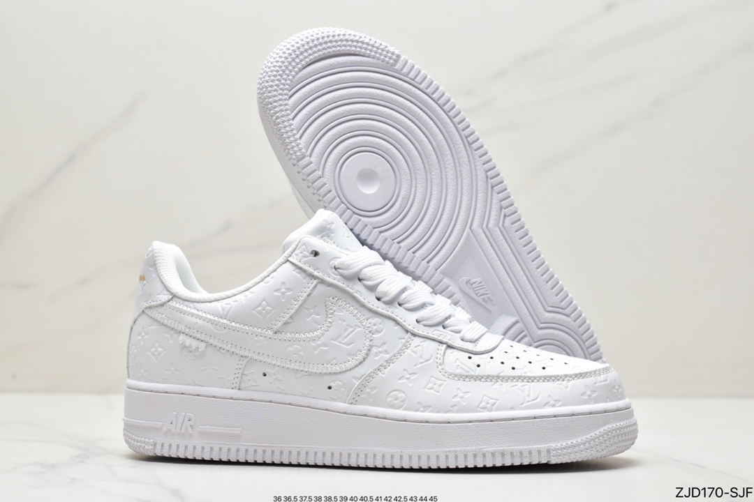 240 超奢联名 路易威登 LV×Nike Air Force 1 Low 07 空军一号 LV3369-100