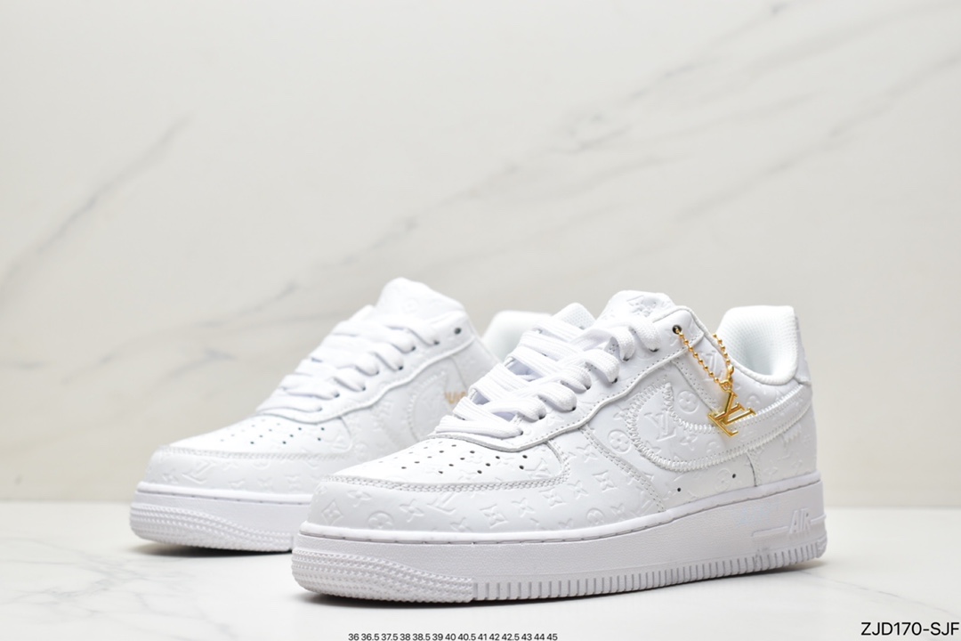 240 超奢联名 路易威登 LV×Nike Air Force 1 Low 07 空军一号 LV3369-100