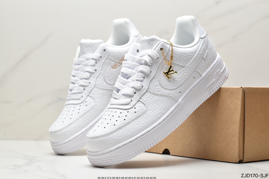 240 超奢联名 路易威登 LV×Nike Air Force 1 Low 07 空军一号 LV3369-100