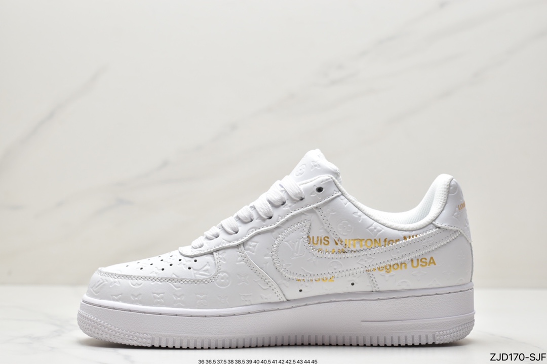 240 超奢联名 路易威登 LV×Nike Air Force 1 Low 07 空军一号 LV3369-100