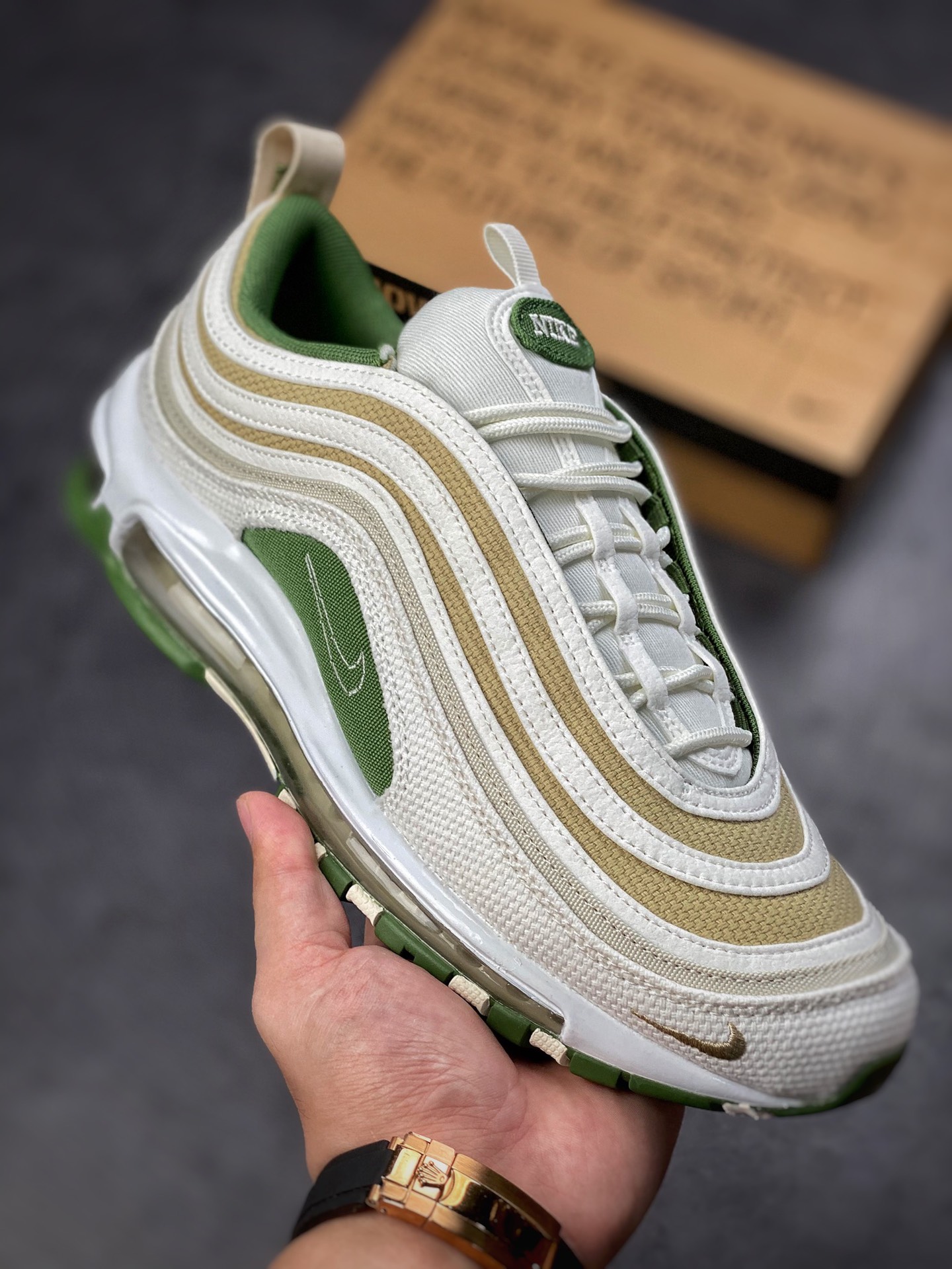230 渠道订单NK Air Max 97 全新配色原装批次子弹拆解原鞋开发 DM8588-100