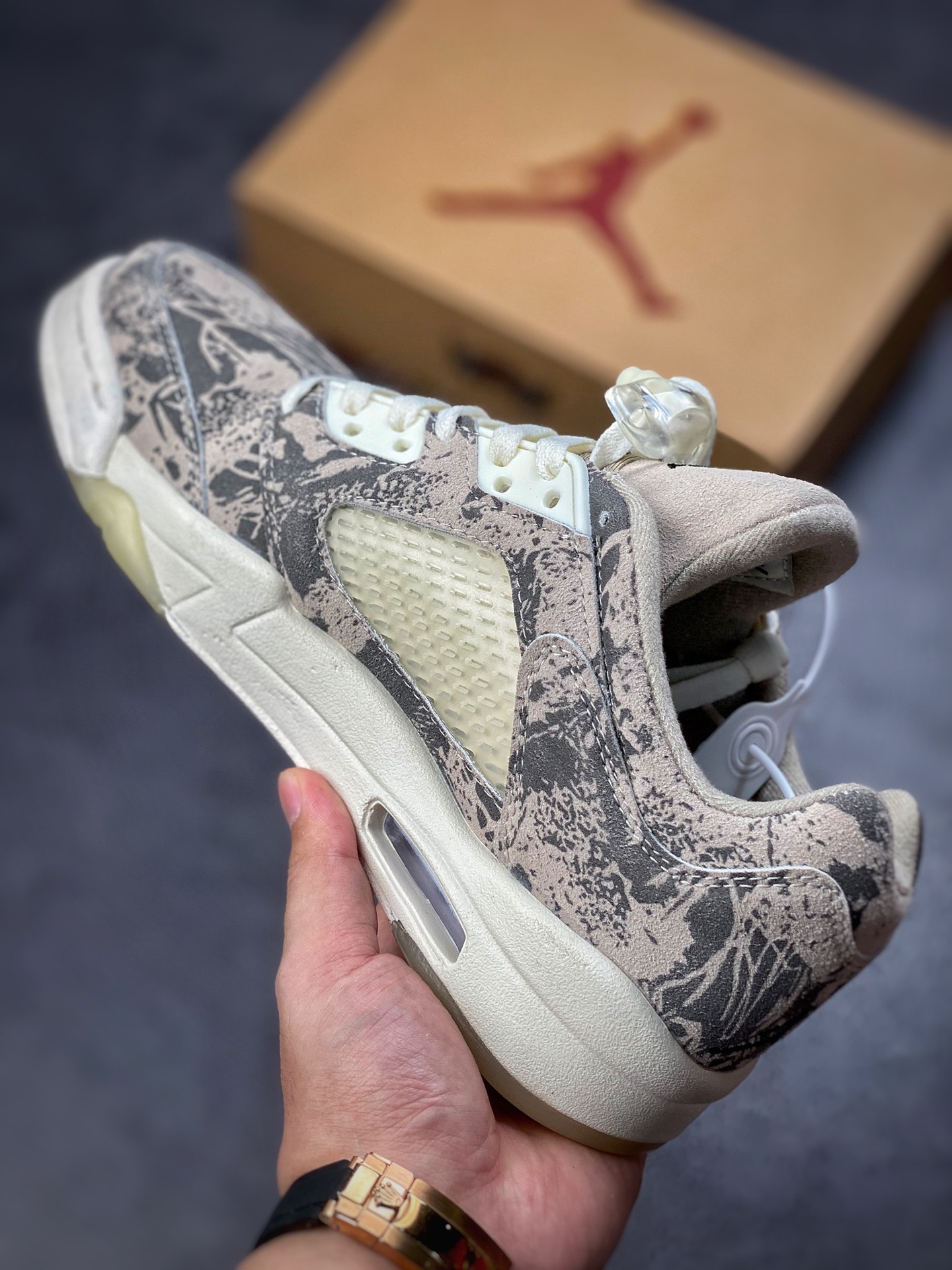 260 Air Jordan 5 Retro Low “Expression”谍照 DA8016-100