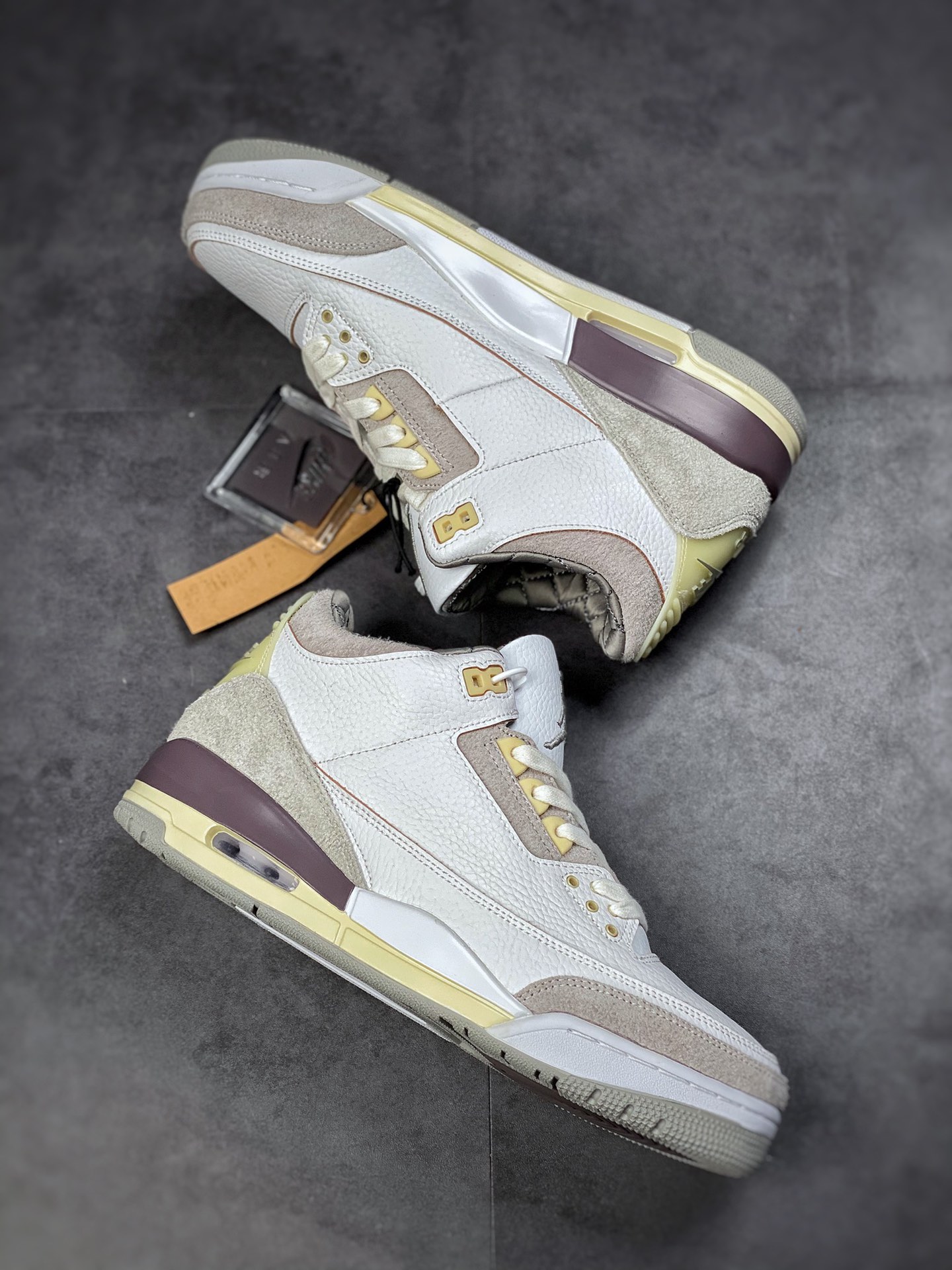 Air Jordan 3 Retro SE 联名白紫灰 DH3434-110