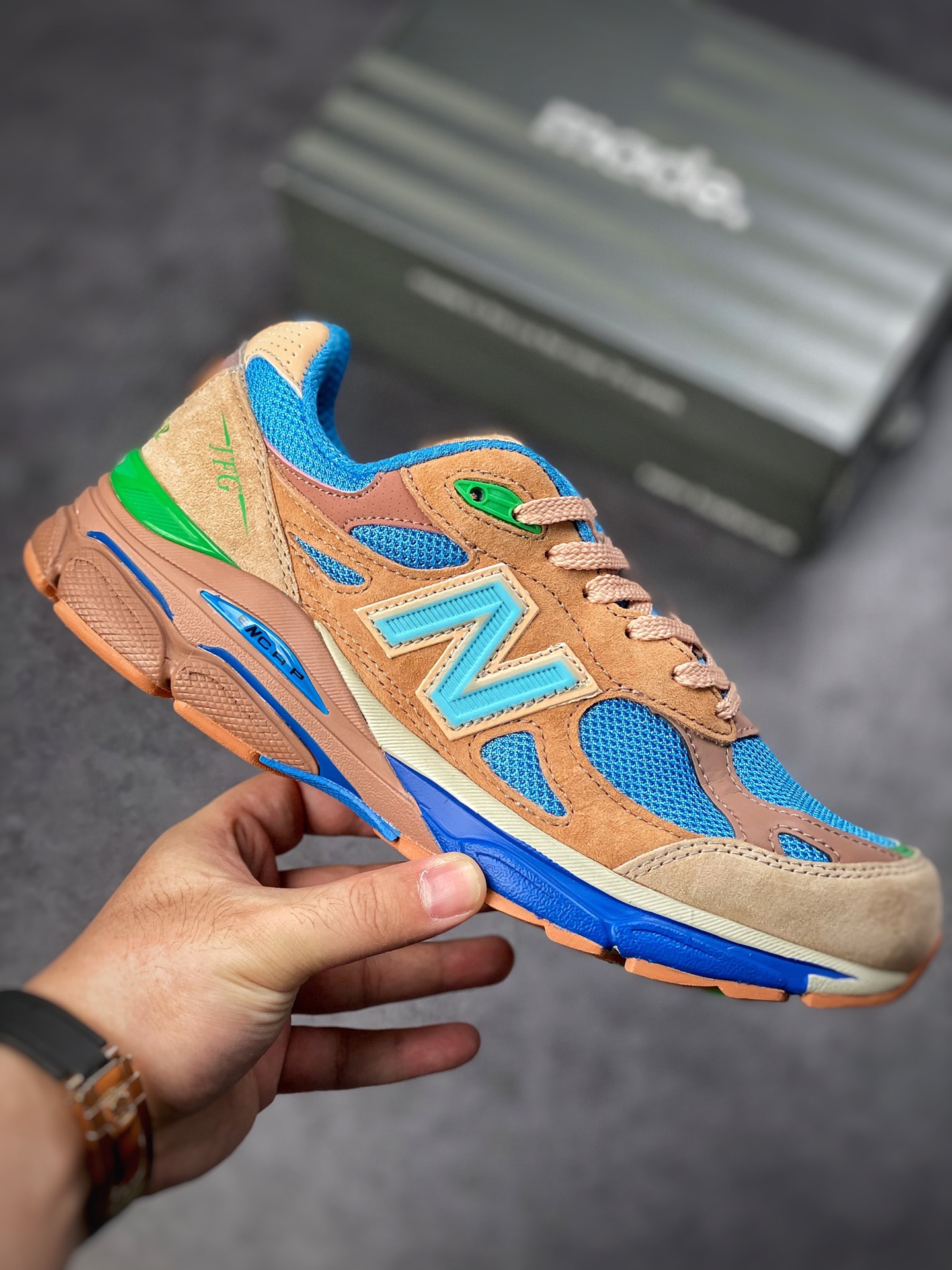 Joe Freshgoods x New Balance 990 V3 Brown Blue Green M990JG3