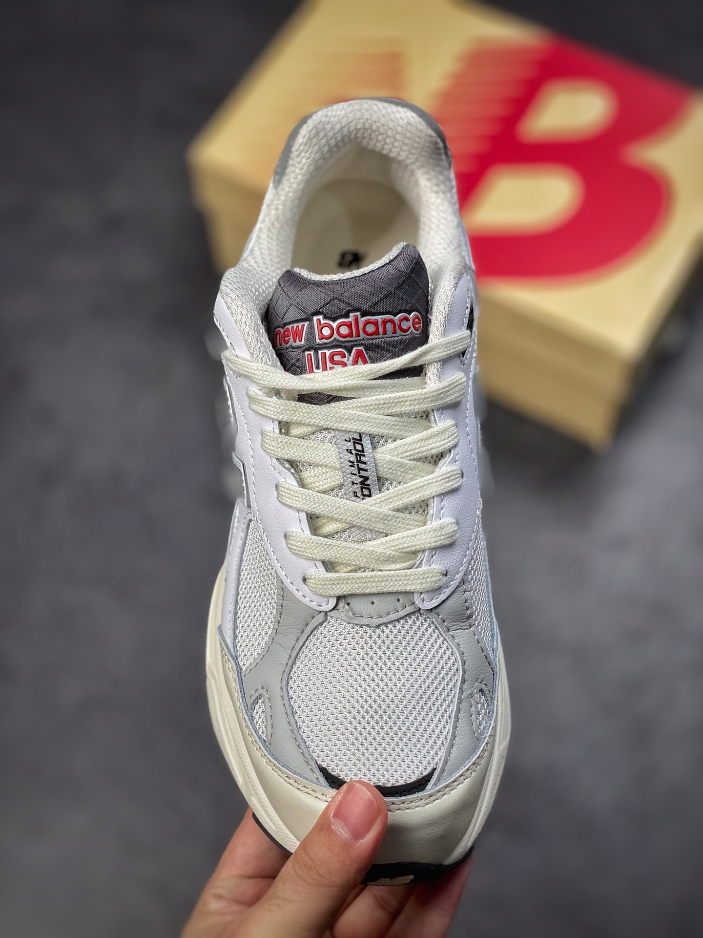 New Balance 990 V3 White Gray Silver American Official Retro Casual Sports Jogging Shoes M990AL3