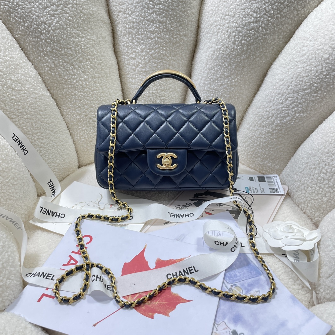 Chanel Classic Flap Bag Bolsos cruzados y bandoleras Piel de oveja Mini