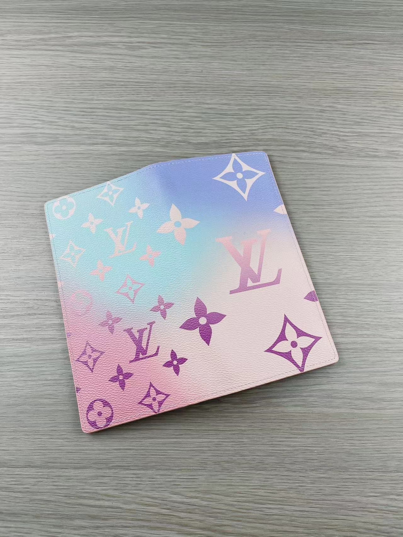 Close-up shot of the leather texture in a bifold wallet